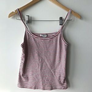 Forever21 Candy Cane Striped Tank Top